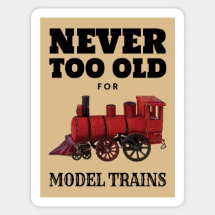 Vintage Train Model Sticker